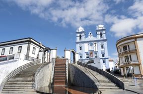 Misericordia Church city of Angra do Heroismo, a UNESCO World Heritage Site, on Terceira Island in the Azores, Portugal